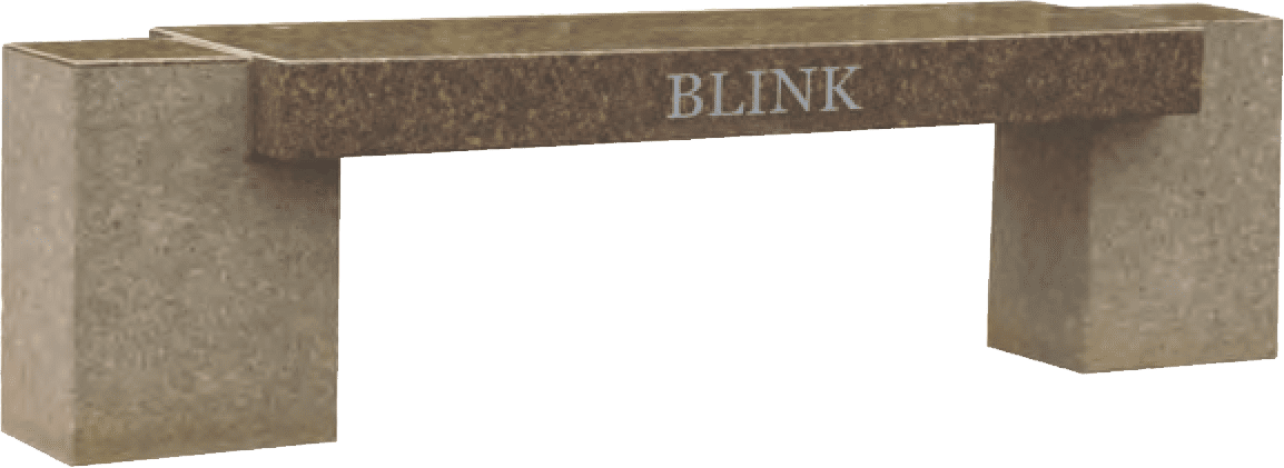 A green background with the word blink written in white.