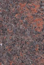 A close up of the granite surface