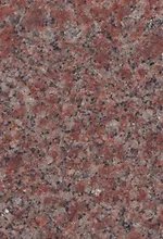 A close up of the granite surface